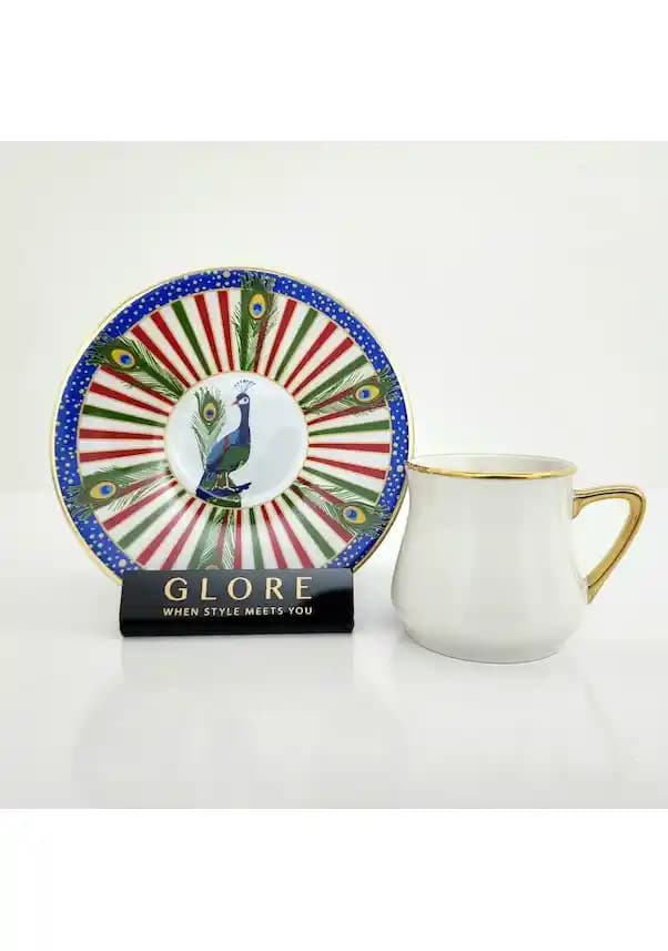 Tavus Kuşu Fincanı Dekorasyon ve Koleksiyon Amaçlı Zarif Tasarımlar