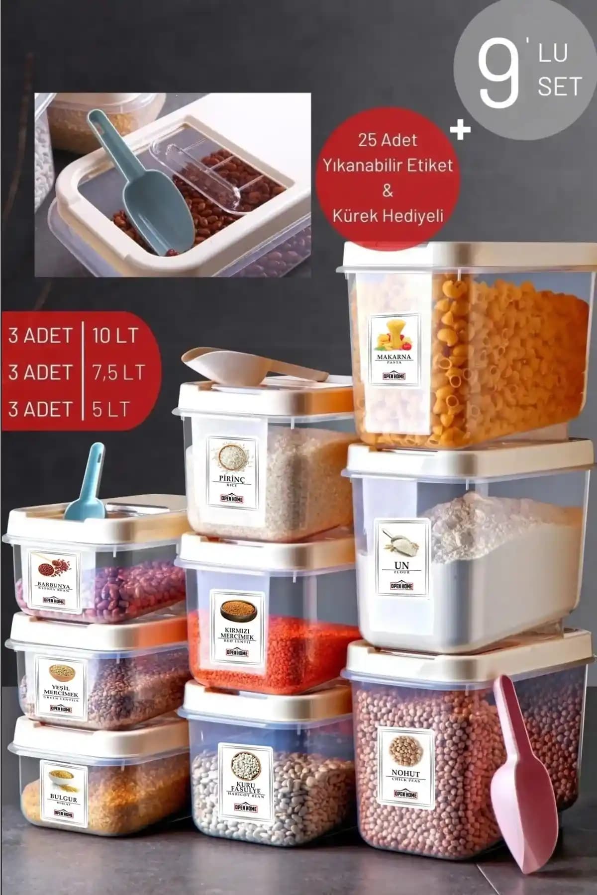 Un Saklama Kabı Seçerken Dikkat Edilmesi Gerekenler ve Dekoratif Mutfak Çözümleri