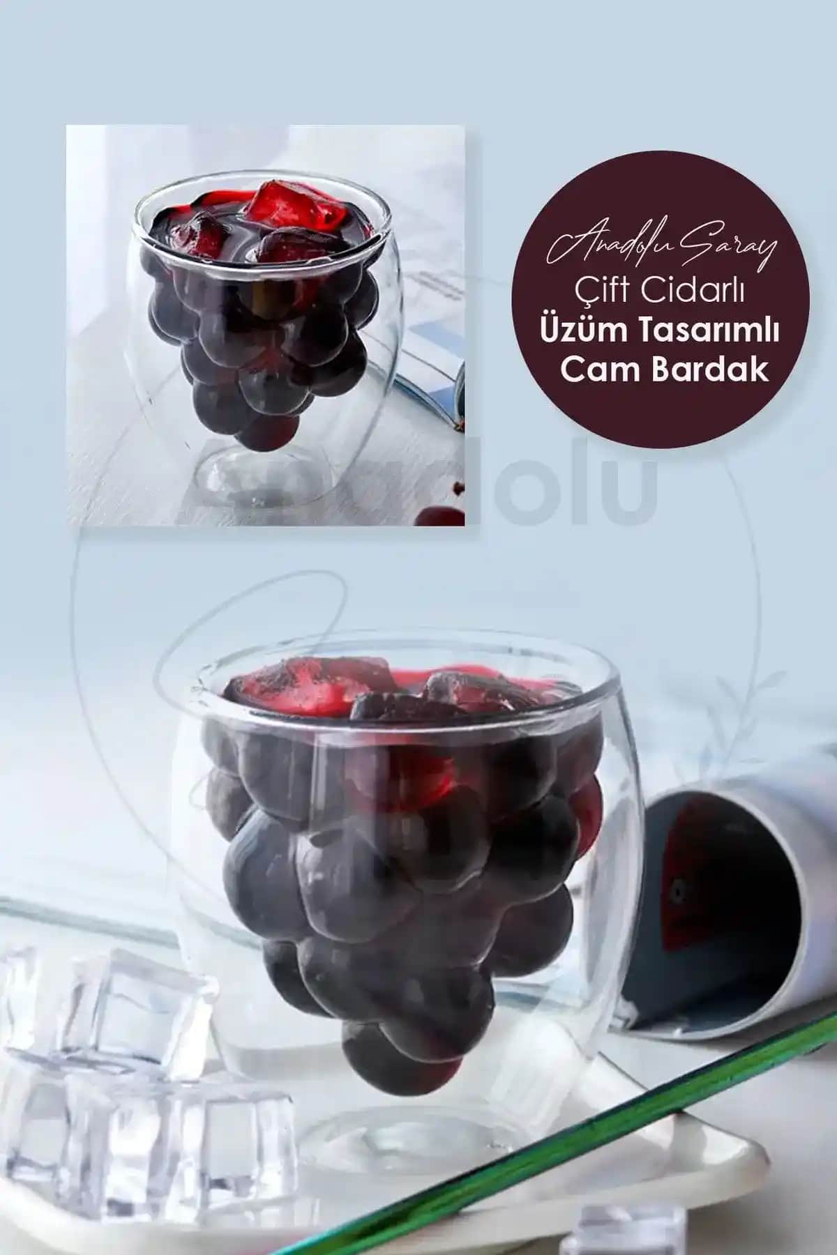 Üzüm Bardakları Dekorasyonda Zarafet ve Doğallık Sağlayan Şık Seçenekler