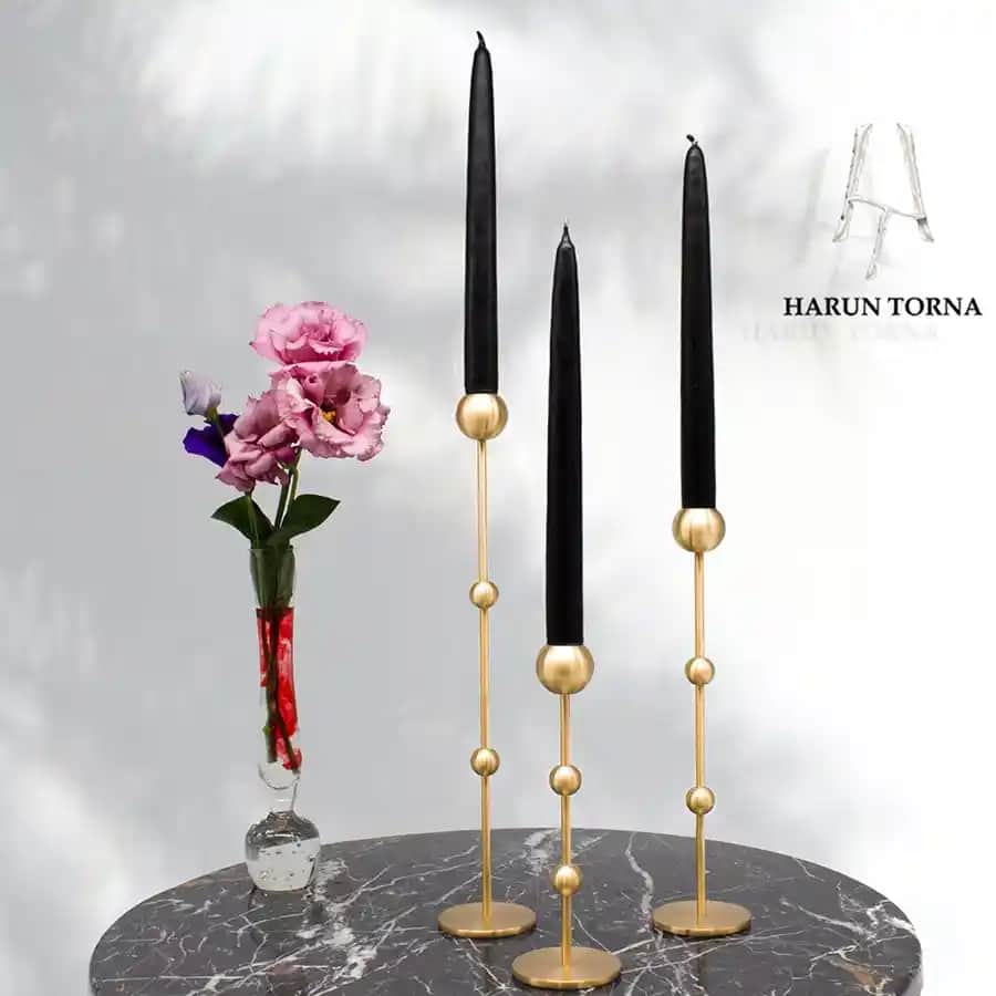 Uzun Mumluklar Dekorasyonda Zarafet ve Şıklık İçin Modern ve Klasik Seçenekler