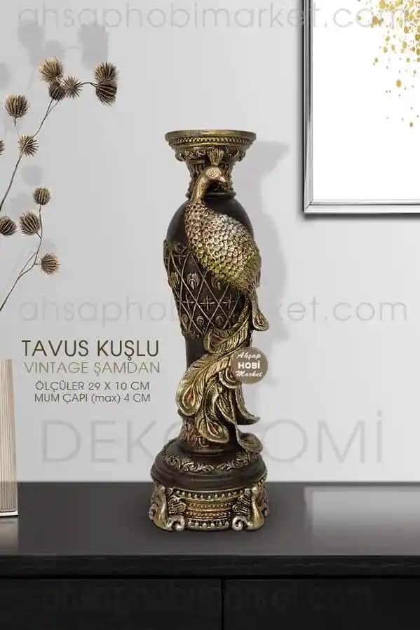 Vintage Şamdanlar ile Ev Dekorasyonunda Zamansız Şıklık ve Atmosfer Yaratma Rehberi