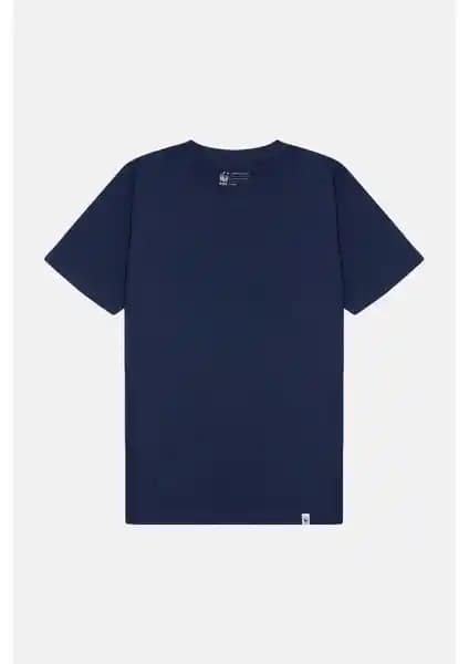 WWF Market Basic Premium T-Shirt Lacivert Kadın ve Erkek İçin Günlük Şıklık ve Konfor