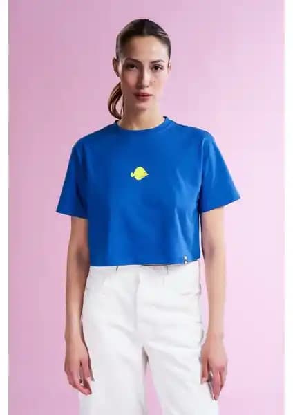 WWF Market Sarı Tang Hafif Kesim Pamuk Tişört Çevre Dostu Yazlık Kadın ve Erkek Giyim