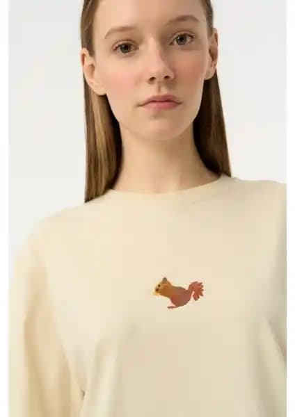 WWF Market Sincap Soft Supreme T-Shirt Parşömen Bej Rahat ve Şık Günlük Giyim