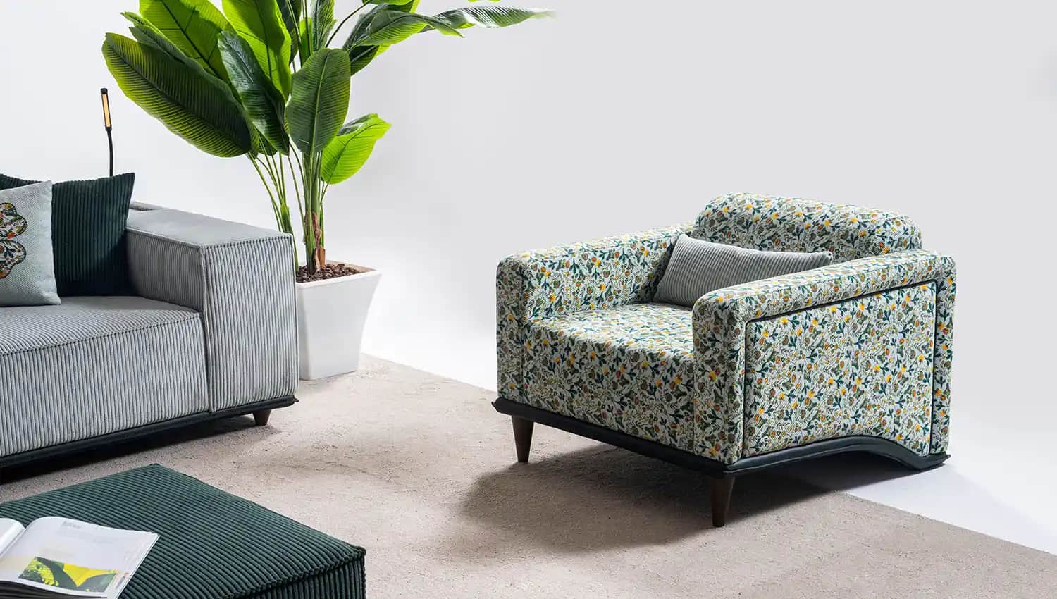 Yeşil Berjer ile Mekanlarınızı Canlandırın Modern ve Şık Dekorasyon Önerileri