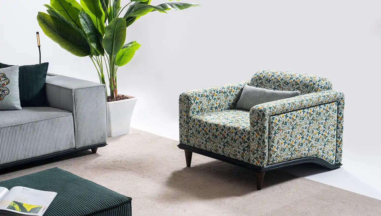 Yeşil Berjer ile Mekanlarınızı Canlandırın Modern ve Şık Dekorasyon Önerileri