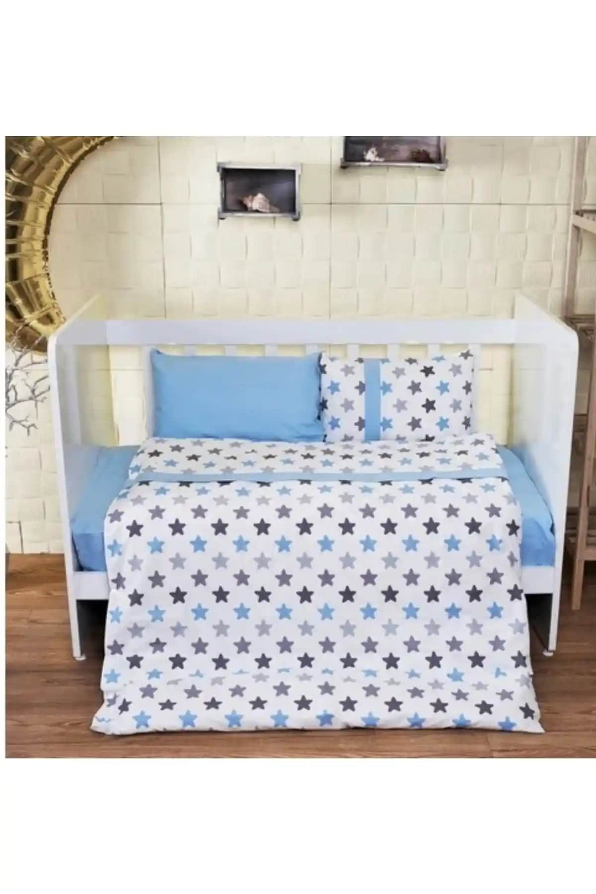 Yıl<dı>z Motifli Bebek Nevresim Takımlarıyla Şık ve Konforlu Bebek Odaları