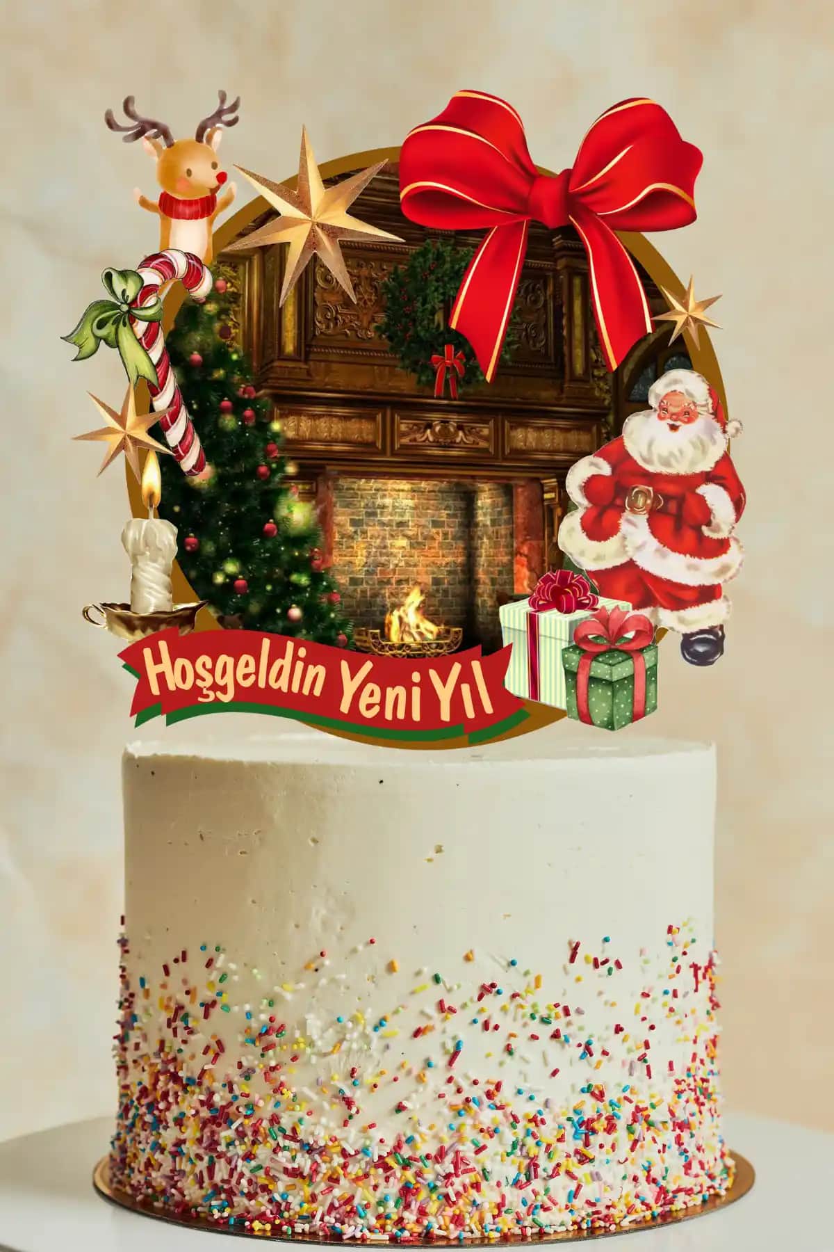 Yılbaşı Pasta Süsleri ile Kutlamalarınıza Şıklık Katın ve Unutulmaz Anlar Yaratın