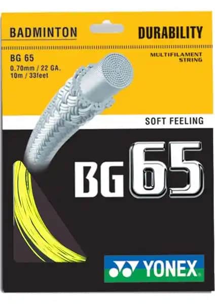 Yonex Bg 65 (10M) Badminton Kordası Performans ve Dayanıklılığıyla Öne Çıkar