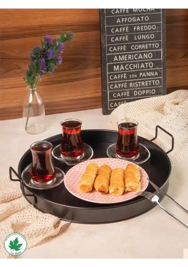 Yuvarlak Çay Tepsisi Dekorasyon ve Kullanım İpuçlarıyla Şık Sunumlar