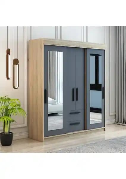 Afilli İzmir Sürgülü Gardrop ve Alonex Aden Üç Kapılı Dolap Karşılaştırması