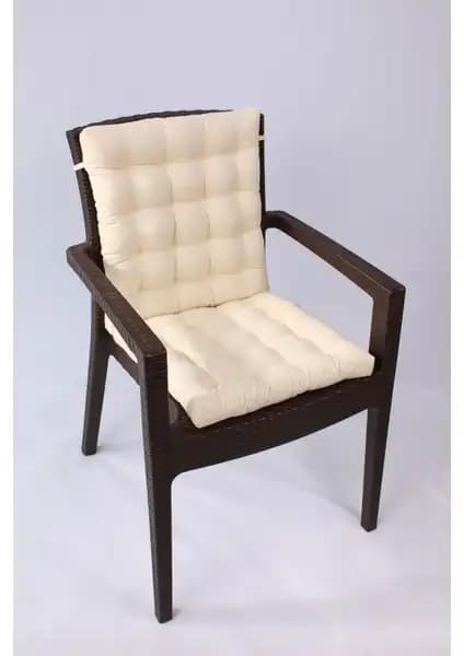 Altın Pamuk Lux Rattan Lotus ve Neva Bej Pofidik Sandalye Minderleri Karşılaştırması 1
