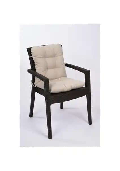 Altın Pamuk Lux Rattan Lotus ve Neva Bej Pofidik Sandalye Minderleri Karşılaştırması 2
