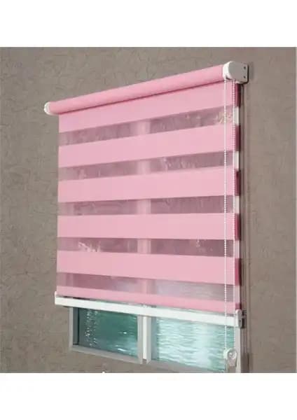 Asy Home Pembe ve Blind-X Gri Bambu Zebra Perdeleri Karşılaştırması 1