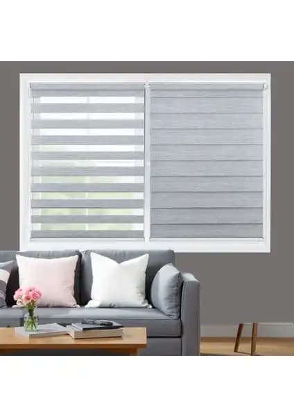 Asy Home Pembe ve Blind-X Gri Bambu Zebra Perdeleri Karşılaştırması 2