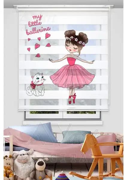 Avart Digital Çocuk Odası Perdeleri Karşılaştırması Balerin ve Unicorn Modelleri 1