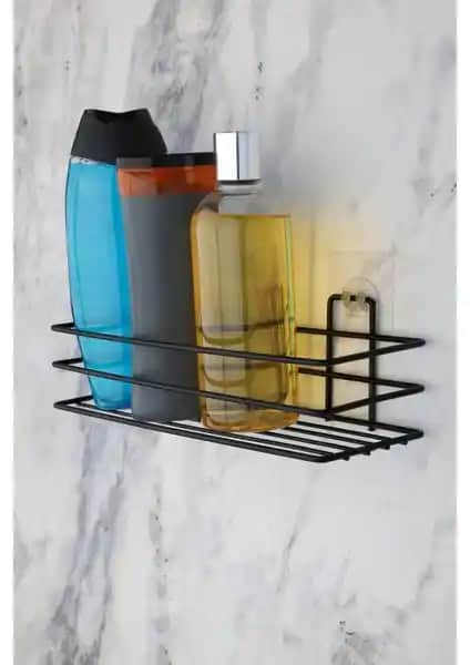 Banyo Düzenleyiciler Karşılaştırması: Alper Banyo Siyah Raf ve Teknotel Şampuanlık