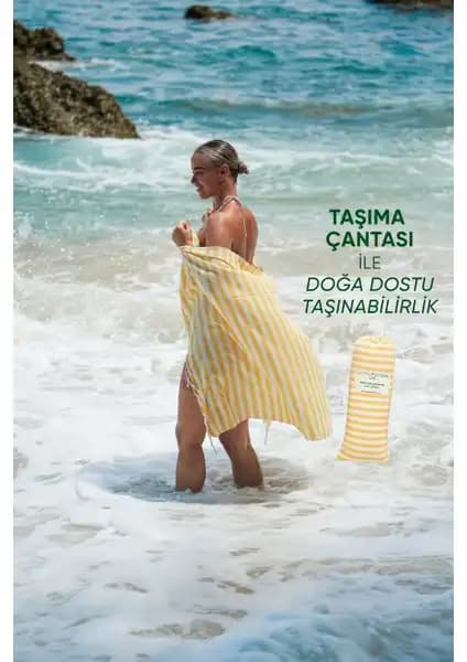 Bella Maison %100 Pamuk Lua Peştemal ve Green Petition Mare Plaj Havlusu Karşılaştırması 2