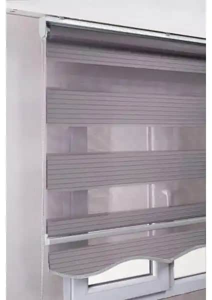 Bizden Perde Brillant Etekli Gri ve Mat Beyaz Stor Perdeler Karşılaştırması