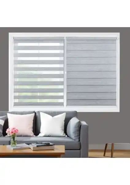 Blind-X Gri Bambu Stor Zebra Perde ile Tekzen Bambu Store Perde Karşılaştırması