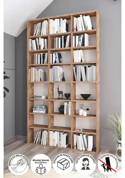 Bofigo ve Wood House Ilayda Geniş Raflı Kitaplık Karşılaştırması ve Özellikleri