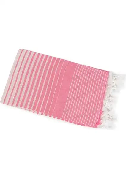 Calmera Home Çizgili ve Made By Sade Pembe Pamuk Peştemal Karşılaştırması 2