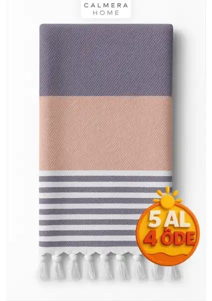 Calmera Home Natura ve Soley Stripe Peştemal Karşılaştırması Plaj ve Spa Kullanımı İçin 1