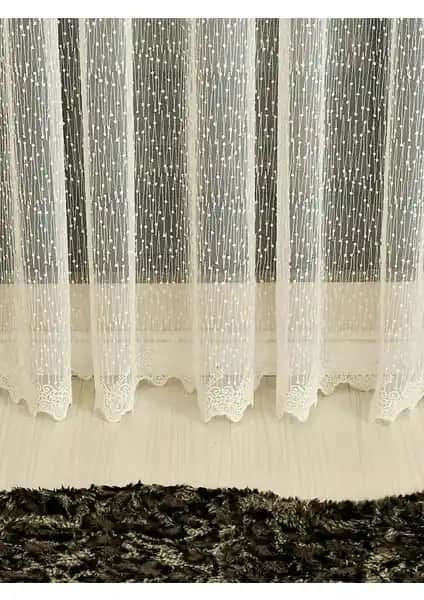 Cortibo Eko 8020 Desenli Tül Perdelerin Pilesiz ve Seyrek Pile Seçeneklerinin Karşılaştırması