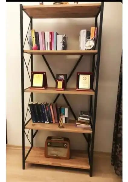 Deb Mobilya Metal Kitaplık ve Dizayn Motion Dekoratif Kitaplık Karşılaştırması