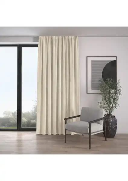 Demor Home Kadife Dokulu ve Perhal Yeşil Pilesiz Fon Perde Karşılaştırması 1