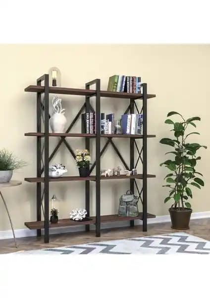 Evdemo Cunda Metal ve Wood House Ilayda Geniş Raflı Kitaplık Karşılaştırması