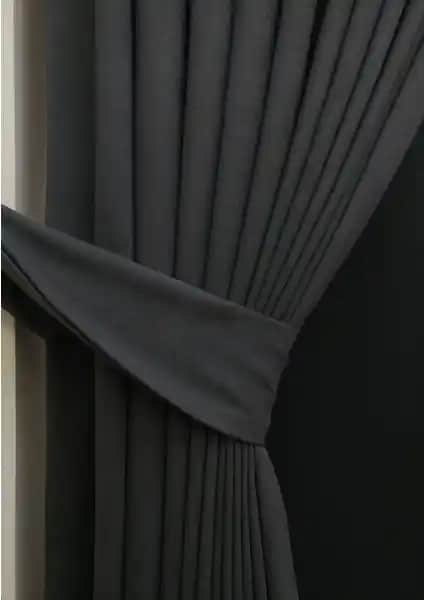 Evdepo Home Taç Antarsit ve Taç Gri Petek Kadife Dokulu Fon Perde Karşılaştırması