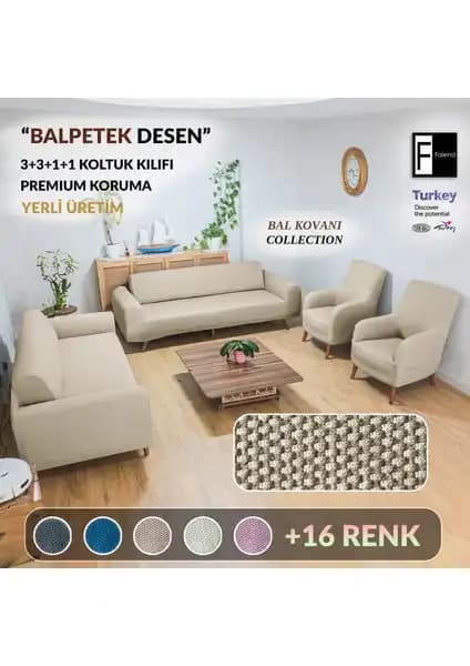 Faiend Koltuk Kılıfı Sehra Desen ve Vizon Seçenekleri Karşılaştırması 2