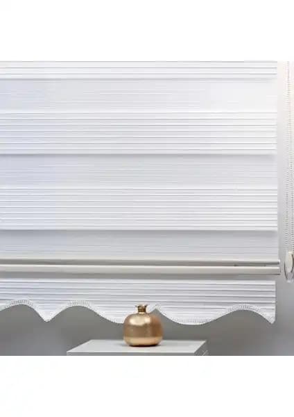 Givayo Stor Pliseli Beyaz Stor Zebra Perde ve Brillant Zebra Perde Karşılaştırması 1