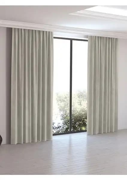 Home Color Antrasit Gri ve Perle Home Ekru Renk Fon Perdeleri Karşılaştırması 2