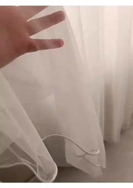 Karmaş Home Grek Tül Perde ve Taç Tül Titi Sık Pile Karşılaştırması