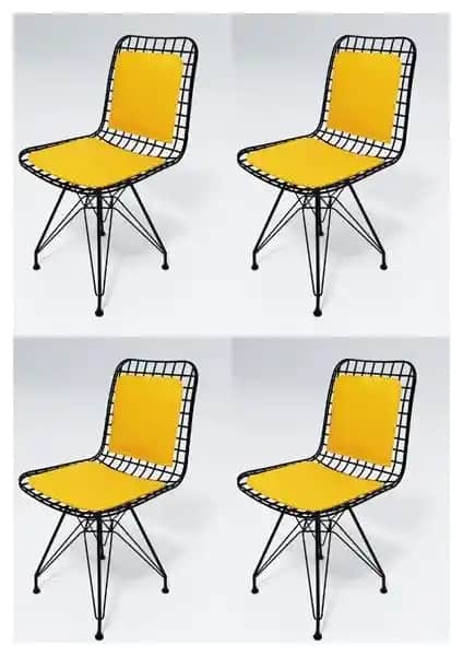 Kenz Life Knsz Kafes Tel ve Lumodi Mobilya Elma Keten Sandalyesi Karşılaştırması