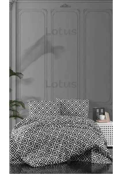 Lotusline Diagonal ve My Story Lastikli Çarşaflı Çift Kişilik Nevresim Takımı Karşılaştırması 1