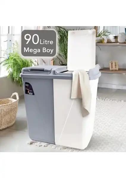 Meleni Home Mega Duo ve Motek Duo Laundry Çamaşır Sepeti Karşılaştırması 1