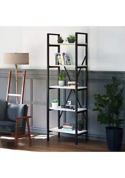 Metal ve modern 5 raflı kitaplıklar karşılaştırması: tasarım, malzeme ve kullanım özellikleri