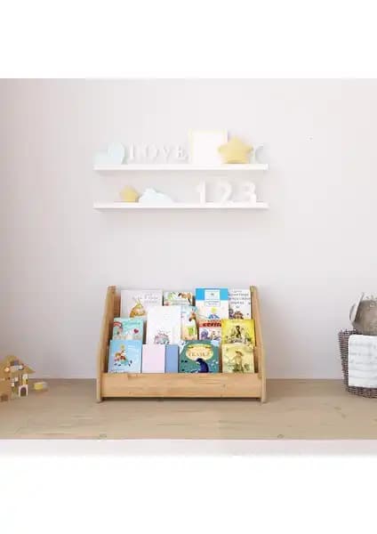Minera Anka ve Mingitav Lucky Montessori Ahşap Çocuk Kitaplıklarının Karşılaştırması 1