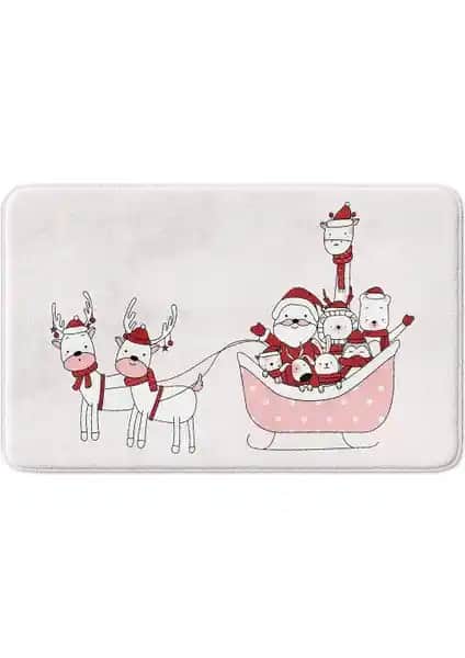 Monnhein Sevimli Yılbaşı Temalı Banyo Paspası Karşılaştırması: Güvenlik ve Estetik Özellikler