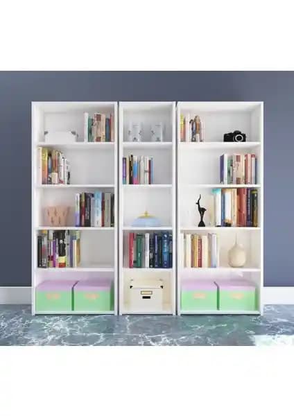 Nur Mobilya 3'lü ve 5'li kitaplık modelleri karşılaştırması ve özellikleri