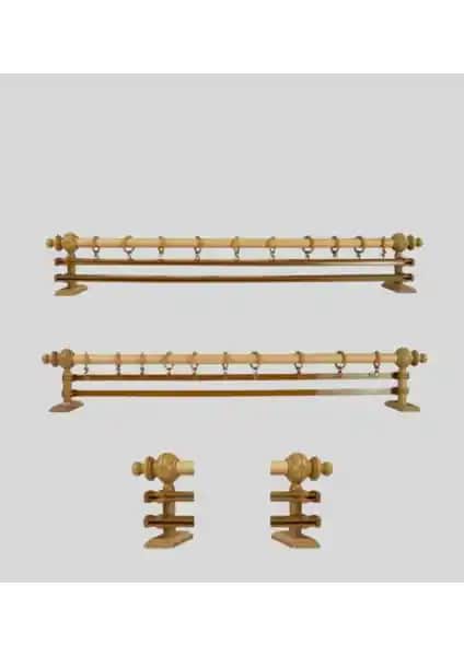 Orlenda Perde Askısı Karşılaştırması: Ahşap Başlıklı Alüminyum ve Raysız Rustik Modeller