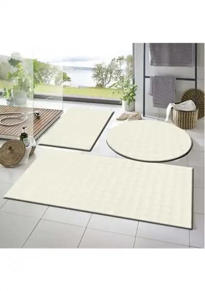 Raschel Carpet Balat Halı ve Sarar Post Peluş Banyo Paspas Takımı Karşılaştırması 1