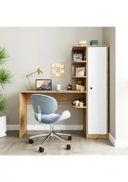Roomart Roma Raflı Çalışma Masası Karşılaştırması: Sağ ve Sol Dolaplı Modellerin Özellikleri