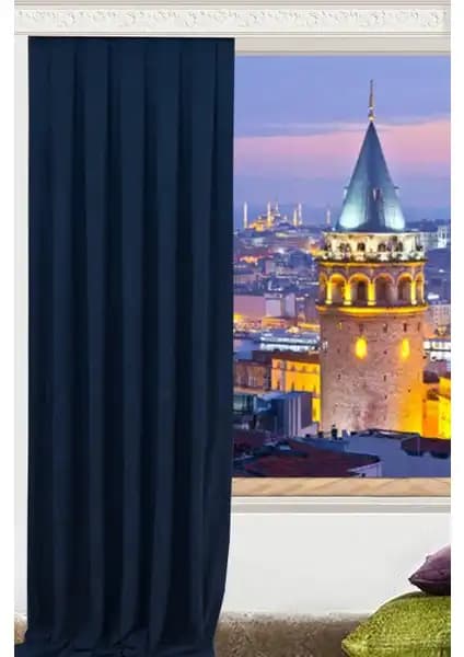 Taç Düz Dikiş Petek Dokulu ve Sütlü Kahve Petek Kadife Fon Perde Karşılaştırması 1