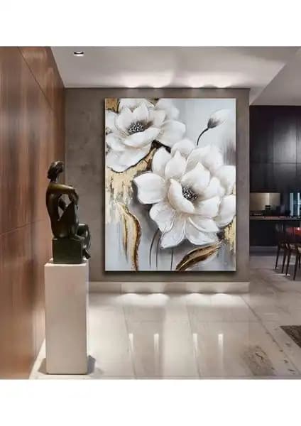 Trade Ays Modern Tasarım Çiçek ve Wisteria Çiçeği Ağacı Kanvas Tablo Karşılaştırması 1