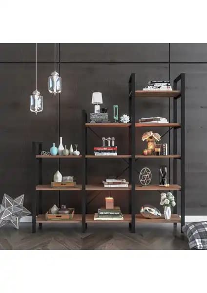 Wood House Kitaplık Karşılaştırması: Efsun Geniş Raflı ve Kardelen Merdiven Modeli 2