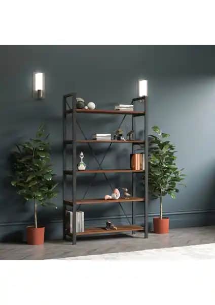 Wood House Kitaplık Modelleri Karşılaştırması: Deniz 5 Raflı ve Efsun Geniş Raflı